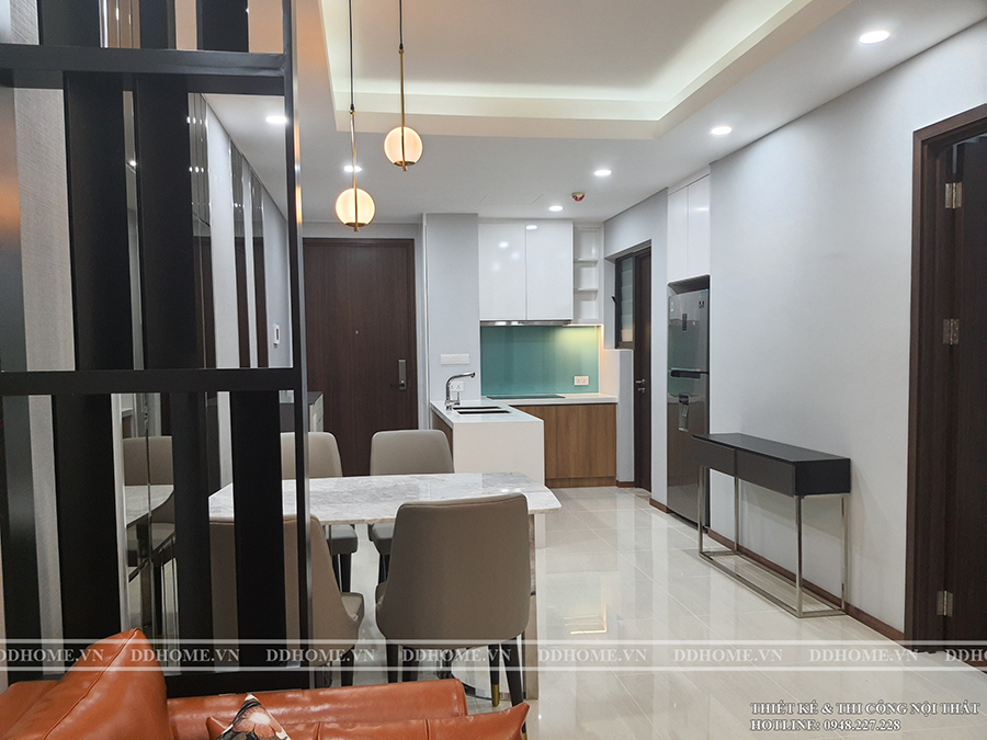 Hình ảnh thi công thực tế căn hộ One Verandah 2