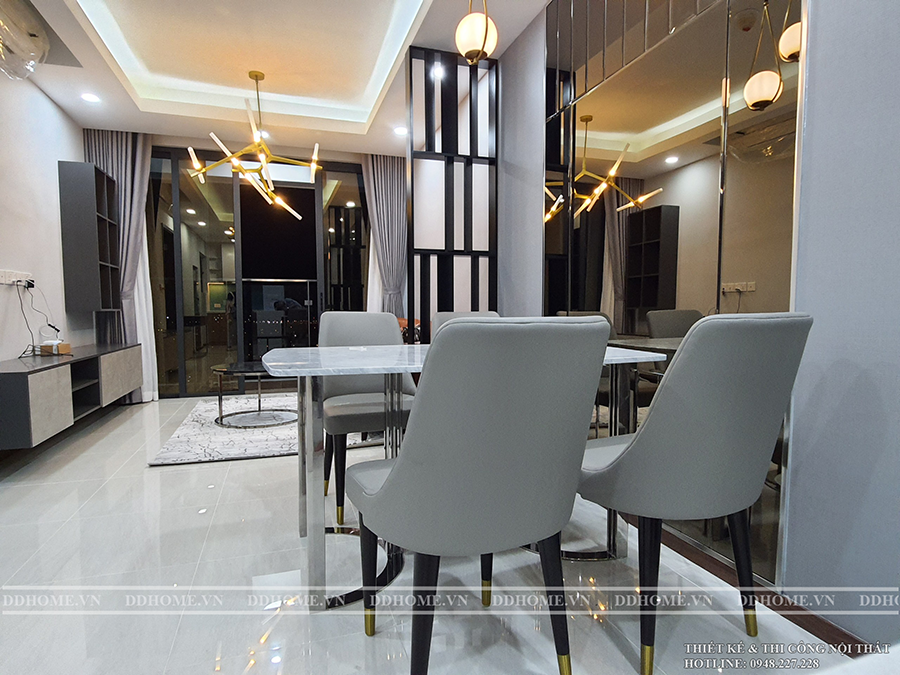 Hình ảnh thi công thực tế căn hộ One Verandah 6