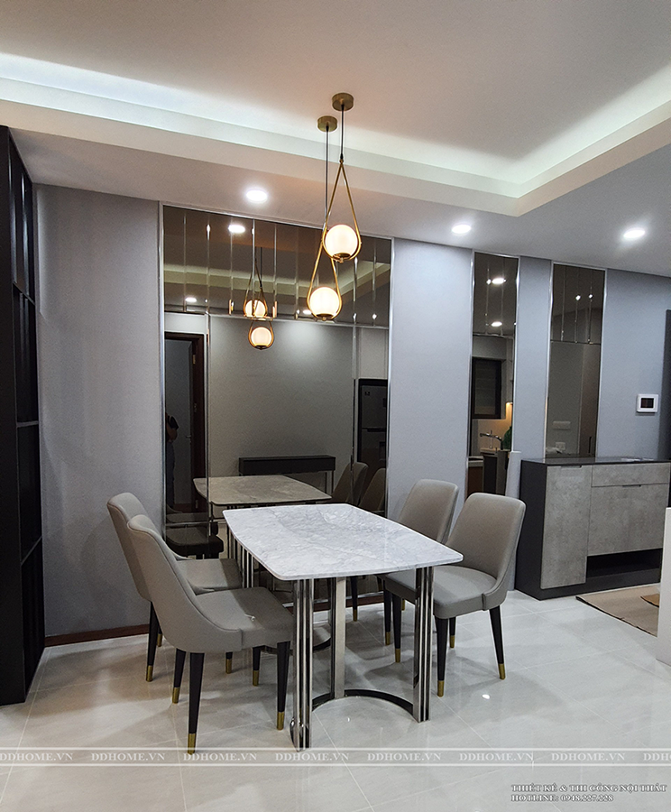 Hình ảnh thi công thực tế căn hộ One Verandah 7