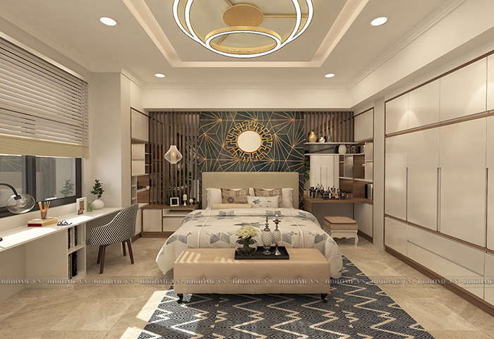 KHÔNG GIAN PHÒNG NGỦ MASTER LẦU 1 VILLA THỦ ĐỨC 1