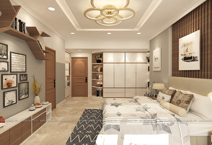 KHÔNG GIAN PHÒNG NGỦ MASTER LẦU 1 VILLA THỦ ĐỨC 3