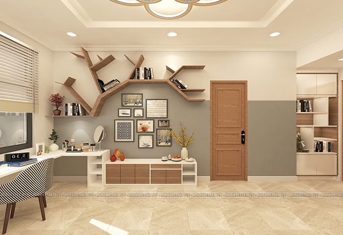 KHÔNG GIAN PHÒNG NGỦ MASTER LẦU 1 VILLA THỦ ĐỨC 5