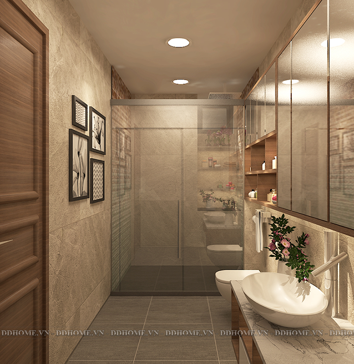 KHÔNG GIAN PHÒNG NGỦ MASTER LẦU 1 VILLA THỦ ĐỨC 7