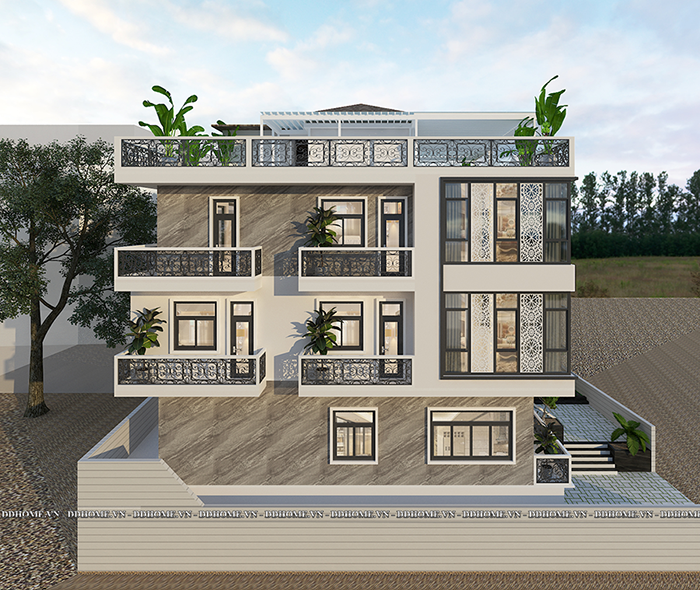 THIẾT KẾ KIẾN TRÚC VILLA THỦ ĐỨC 1