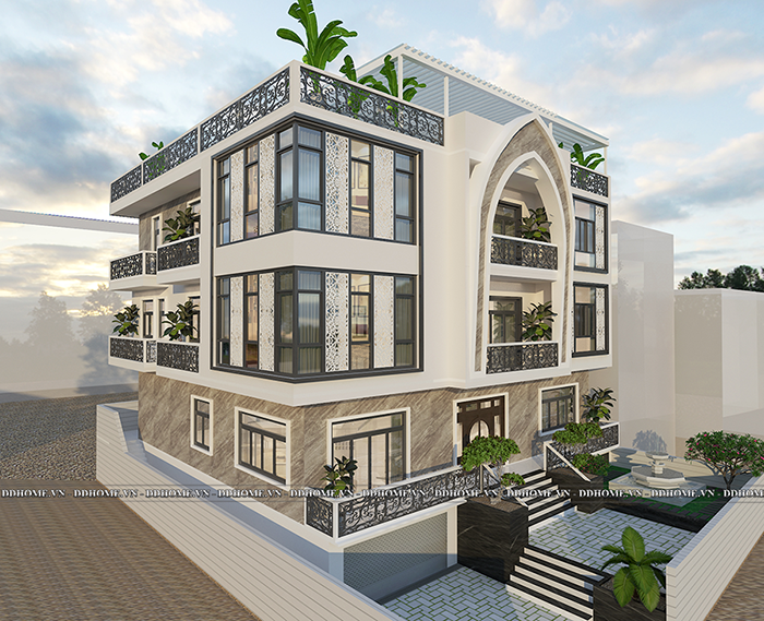 THIẾT KẾ KIẾN TRÚC VILLA THỦ ĐỨC 2