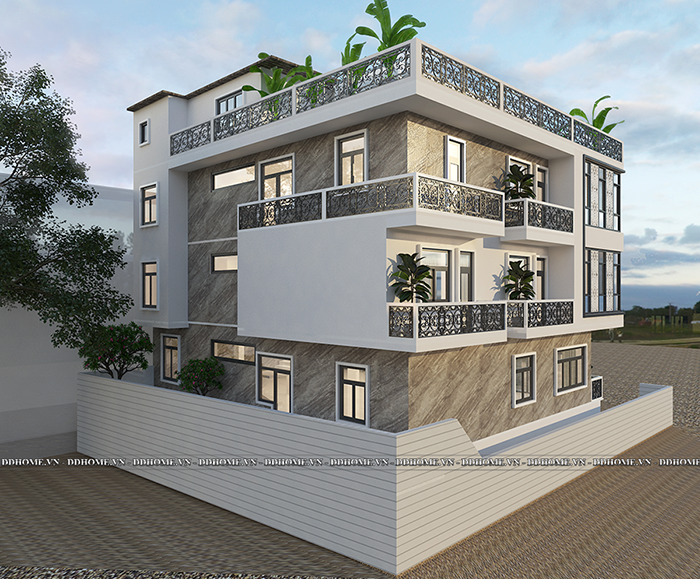 THIẾT KẾ KIẾN TRÚC VILLA THỦ ĐỨC 3