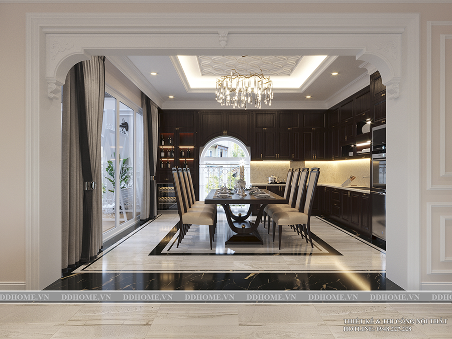 THIẾT KẾ NỘI THẤT BIỆT THỰ SANG TRỌNG QUẬN 7 6