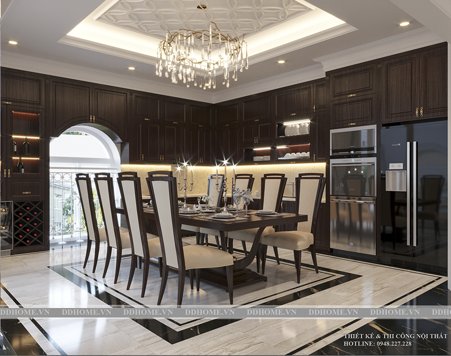 THIẾT KẾ NỘI THẤT BIỆT THỰ SANG TRỌNG QUẬN 7 7