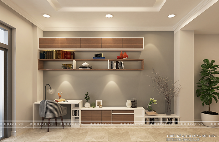 THIẾT KẾ NỘI THẤT KHÔNG GIAN LẦU 2 VILLA THỦ ĐỨC  15
