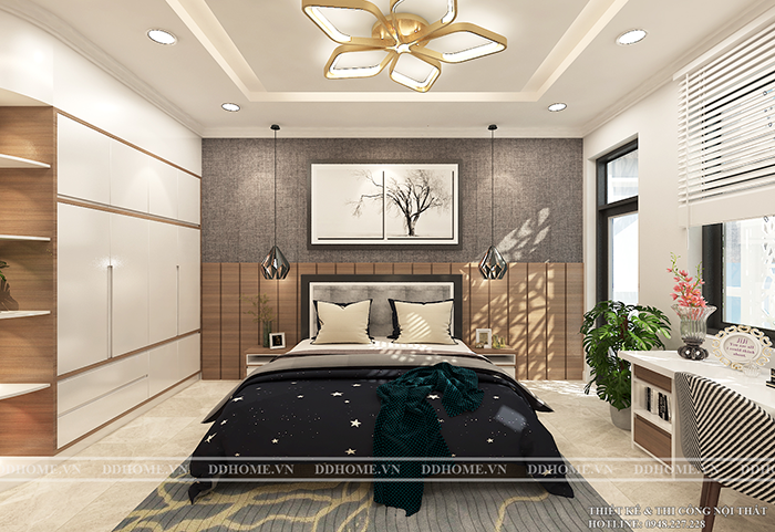 THIẾT KẾ NỘI THẤT KHÔNG GIAN LẦU 2 VILLA THỦ ĐỨC  20