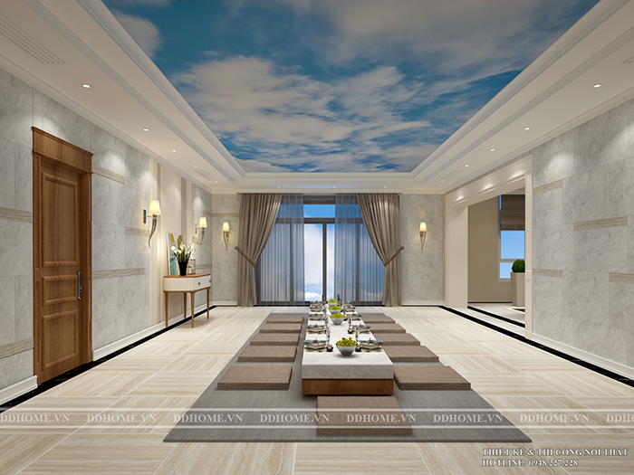 THIẾT KẾ NỘI THẤT KHÔNG GIAN LẦU 2 VILLA THỦ ĐỨC  6