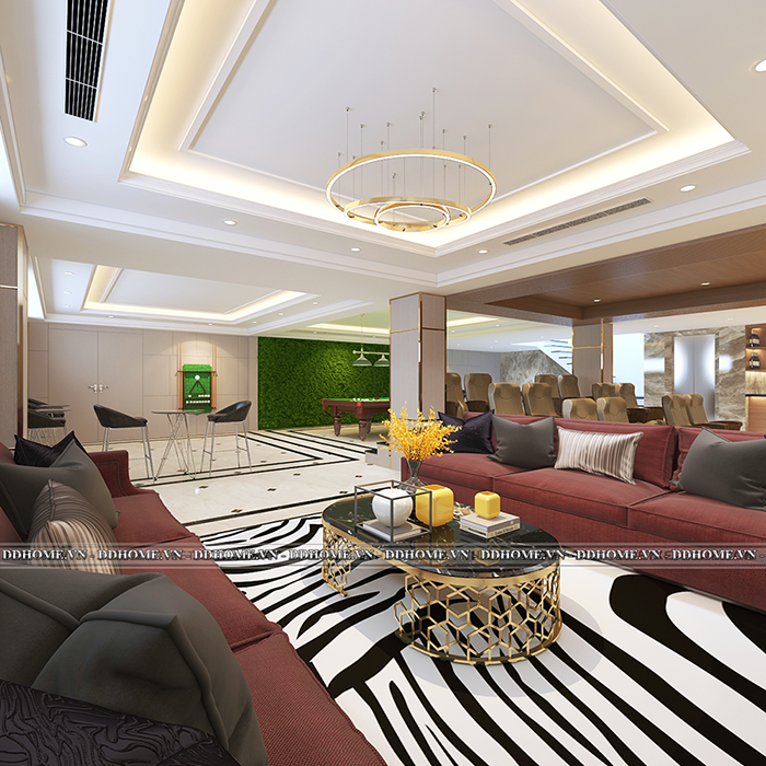 THIẾT KẾ NỘI THẤT TẦNG HẦM VILLA THỦ ĐỨC 10