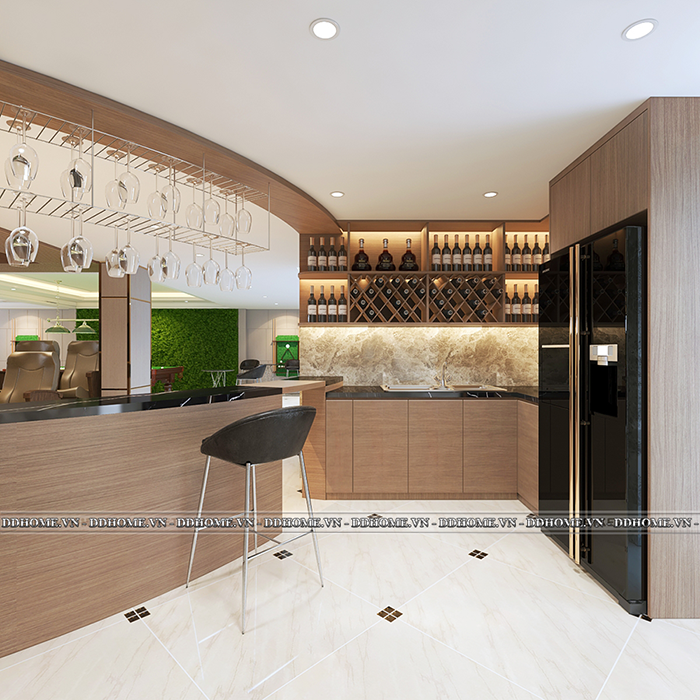 THIẾT KẾ NỘI THẤT TẦNG HẦM VILLA THỦ ĐỨC 11