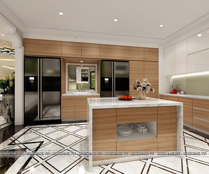 THIẾT KẾ NỘI THẤT TẦNG TRỆT VILLA THỦ ĐỨC 5