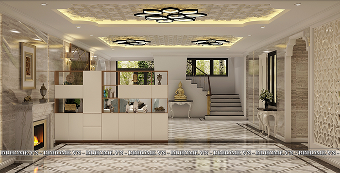 THIẾT KẾ NỘI THẤT TẦNG TRỆT VILLA THỦ ĐỨC 7