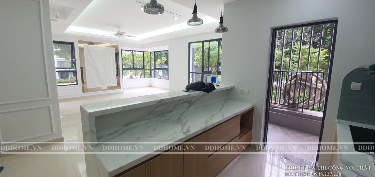 Thi công thực tế căn hộ 3 PN - Emerald Celadon Tân Phú 3