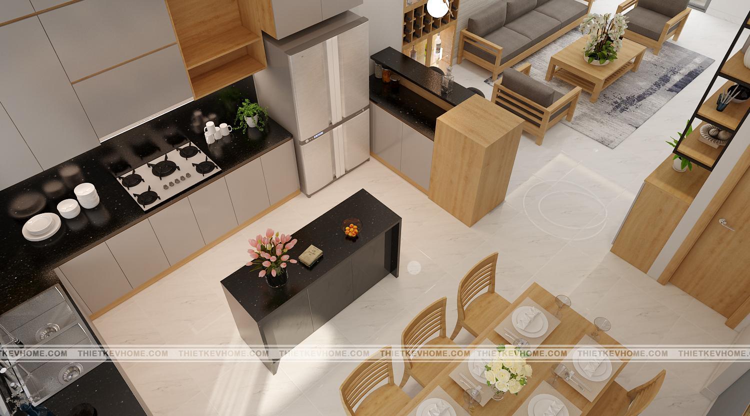 thiet ke nha bep 1