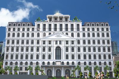 THIẾT KẾ KIẾN TRÚC TÒA NHÀ KHÁCH SẠN QUẬN 7