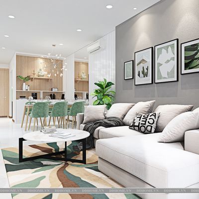 THIẾT KẾ NỘI THẤT CHUNG CƯ HÀ ĐÔ CENTROSA QUẬN 10
