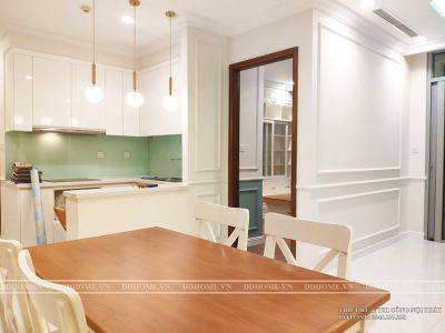 Thi công thực tế căn hộ 1 PN tại Vinhome Central Park