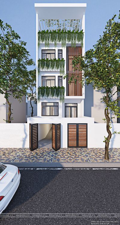 THIẾT KẾ KIẾN TRÚC NHÀ PHỐ HIỆN ĐẠI - QUẬN 2